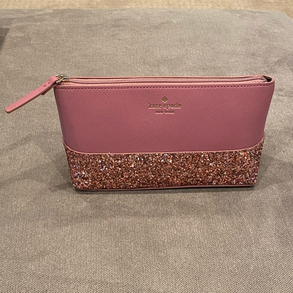 Kate Spade Greta Court Dusty Peony Makeup bag New